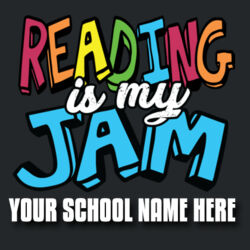 Reading is my Jam - Fan Favorite Tee DTG Color Options-DTG ONLY Design